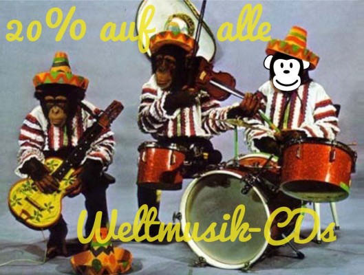 20% discount on all world music CDs - 