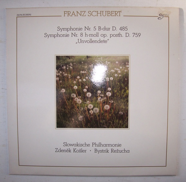 Franz Schubert (1797-1828) • Symphonie Nr. 5 & Nr. 8 LP