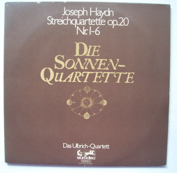 Joseph Haydn (1732-1809) • Die Sonnenquartette 2 LPs • Ulbrich Quartett