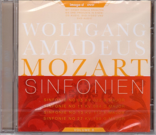 Wolfgang Amadeus Mozart (1756-1791) • Sinfonien No. 05, 11, 13 & 27 DVD