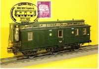 Tag der Briefmarke 1983 mit Motiv Bahnpostwagen