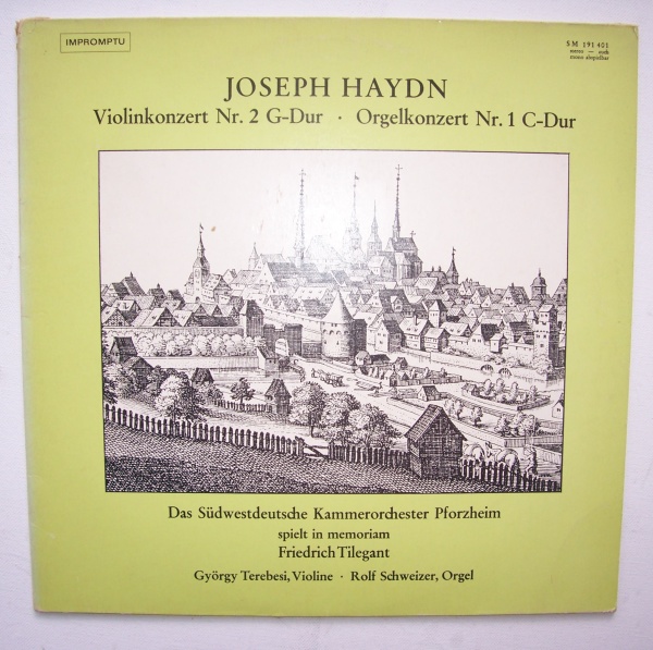 Joseph Haydn (1732-1809) • Violinkonzert Nr. 2 G-Dur LP • György Terebesi