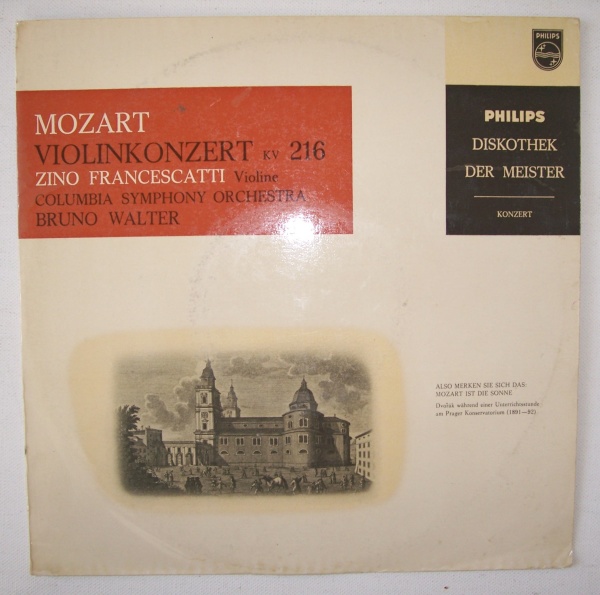 Zino Francescatti: Mozart (1756-1791) • Violinkonzert KV 216 10"