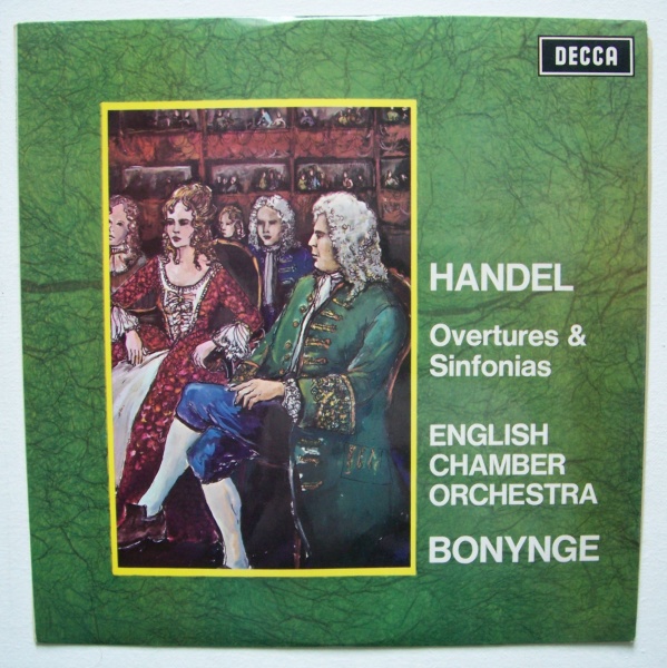 Georg Friedrich Händel (1685-1759) • Overtures & Sinfonias LP • Richard Bonynge