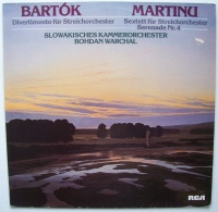 Bela Bartok (1881-1945) / Bohuslav Martinu (1890-1959) LP