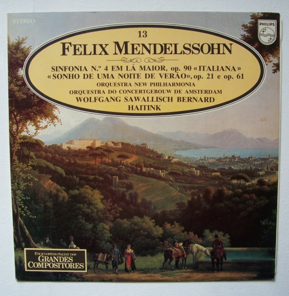 Felix Mendelssohn-Bartholdy (1809-1847) • Symphony No. 4 Italian LP • Wolfgang Sawallisch