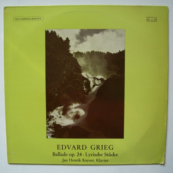 Edvard Grieg (1843-1907) - Ballade op. 24 / Lyrische Stücke LP