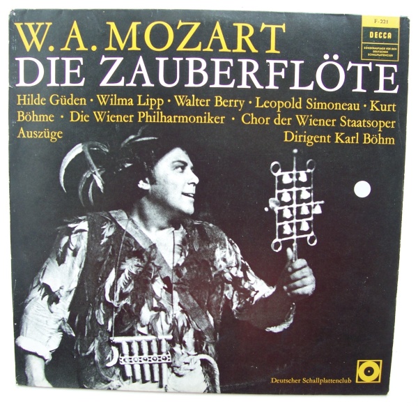 Walter Berry: Wolfgang Amadeus Mozart (1756-1791) • Die Zauberflöte LP