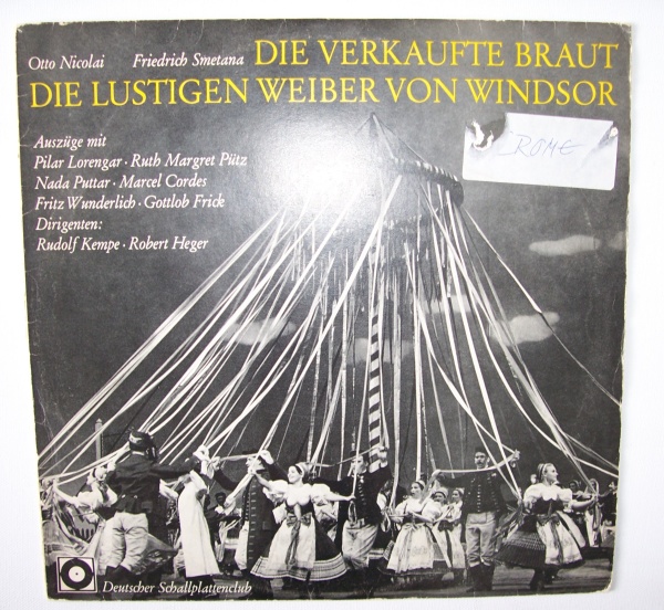 Bedrich Smetana (1824-1884) - Die Verkaufte Braut LP - Rudolf Kempe