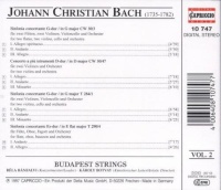 Johann Christian Bach (1735-1782) • Sinfonie Concertanti Vol. 2 CD