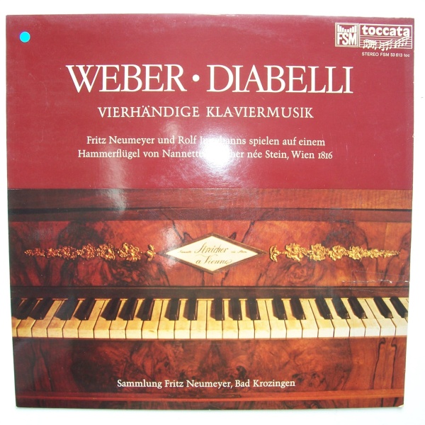 Neumeyer and Junghanns: Weber & Diabelli • Vierhändige Klaviermusik LP