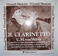 Carl Maria von Weber (1786-1826) - Il Clarinetto LP -...