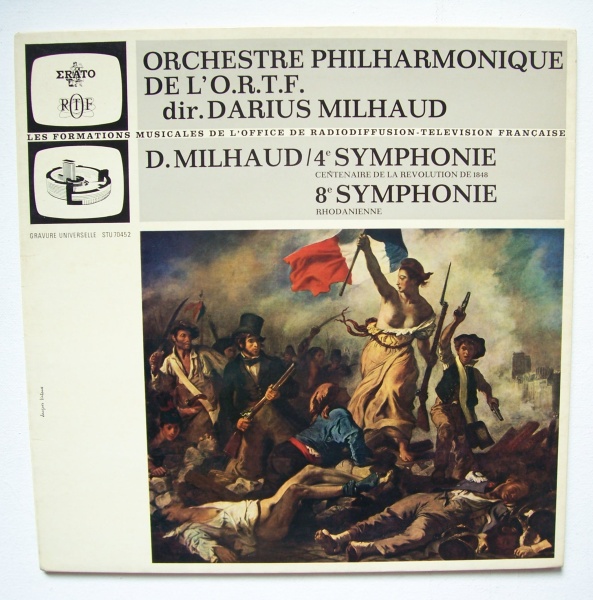 Darius Milhaud (1892-1974) - 4e & 8e Symphonie LP