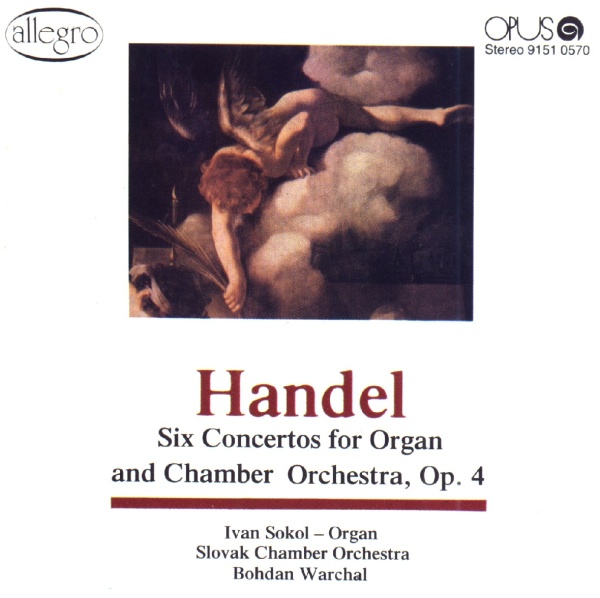 Georg Friedrich Händel (1685-1759) • Six Concertos for Organ op. 4 Nos. 1-6 CD