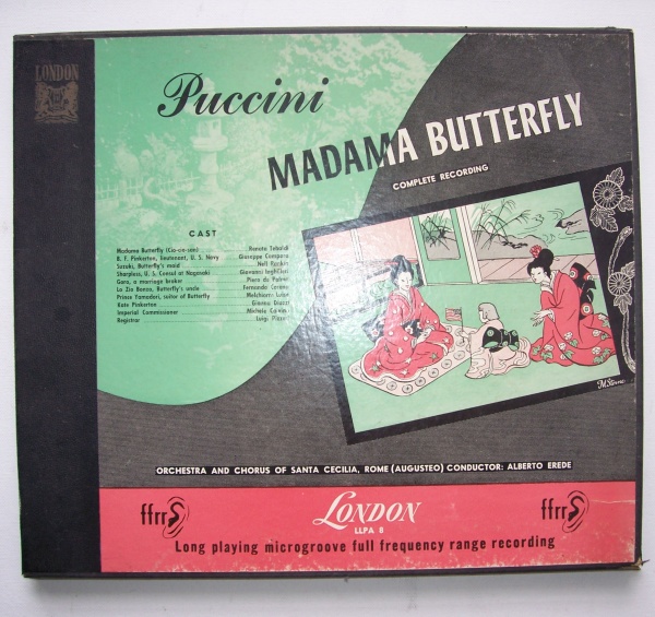 Giacomo Puccini (1858-1924) • Madama Butterfly 3 LP-Set • Renata Tebaldi