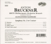 Alexander Rahbari: Anton Bruckner (1824-1896) • Symphony No. 2 in C minor CD