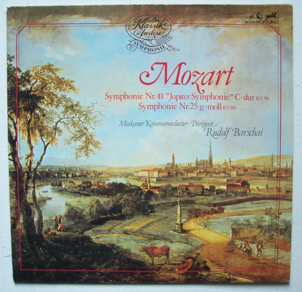 Mozart (1756-1791) • Symphonie Nr. 41 "Jupiter Symphonie" LP • Rudolf Barschai
