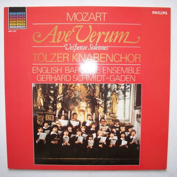 Wolfgang Amadeus Mozart (1756-1791) • Ave Verum LP • Tölzer Knabenchor