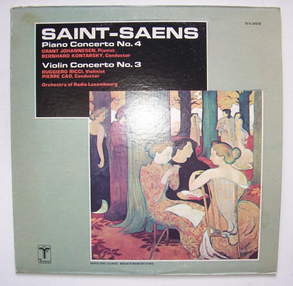 Camille Saint-Saens (1835-1921) - Piano Concerto / Violin Concerto LP