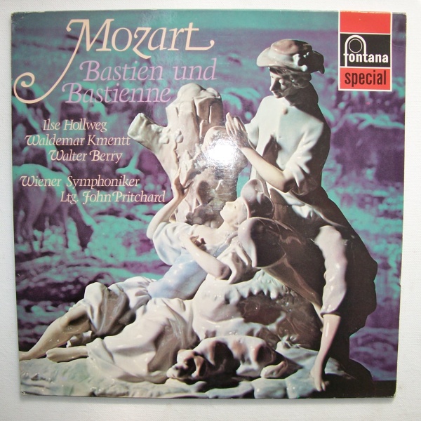 Wolfgang Amadeus Mozart (1756-1791) • Bastien und Bastienne LP • Ilse Hollweg