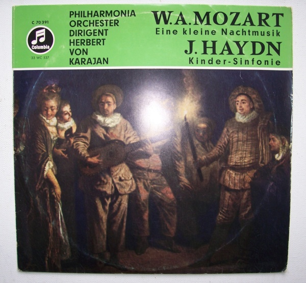 Wolfgang Amadeus Mozart (1756-1791) • Eine kleine Nachtmusik 10" • Herbert von Karajan