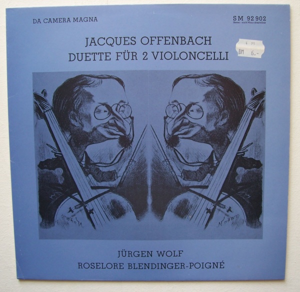 Jacques Offenbach (1819-1880) - Duette für 2 Violoncelli LP