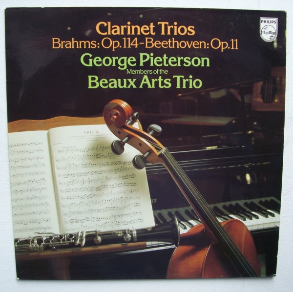 Johannes Brahms (1833-1897) • Clarinet Trio op. 114 LP • George Pieterson