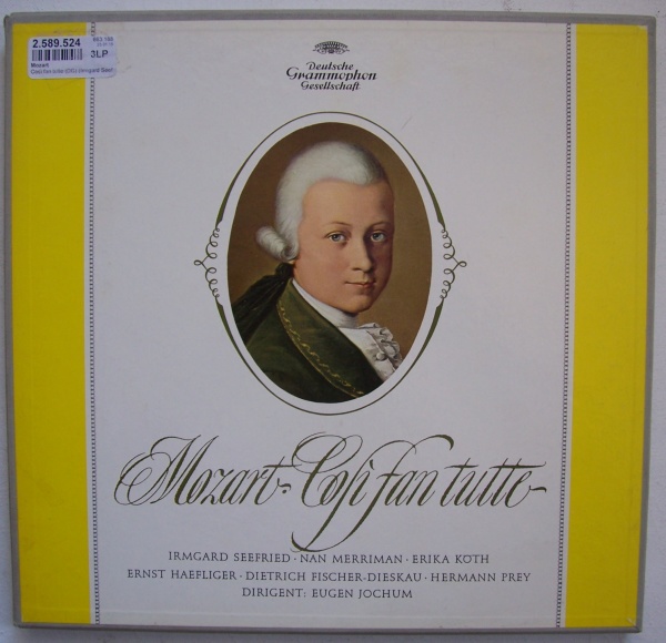 Wolfgang Amadeus Mozart (1756-1791) • Cosi fan Tutte 3 LP-Box • Eugen Jochum