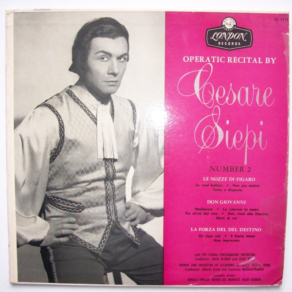 Operatic Recital by Cesare Siepi Number 2 LP
