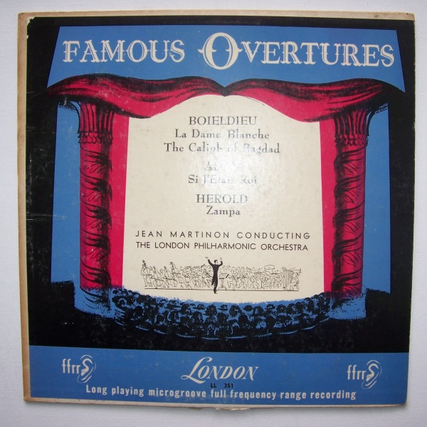 Jean Martinon • Famous Overtures LP