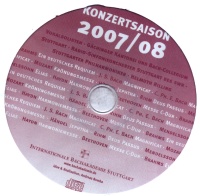 Konzertsaison 2007/08 CD