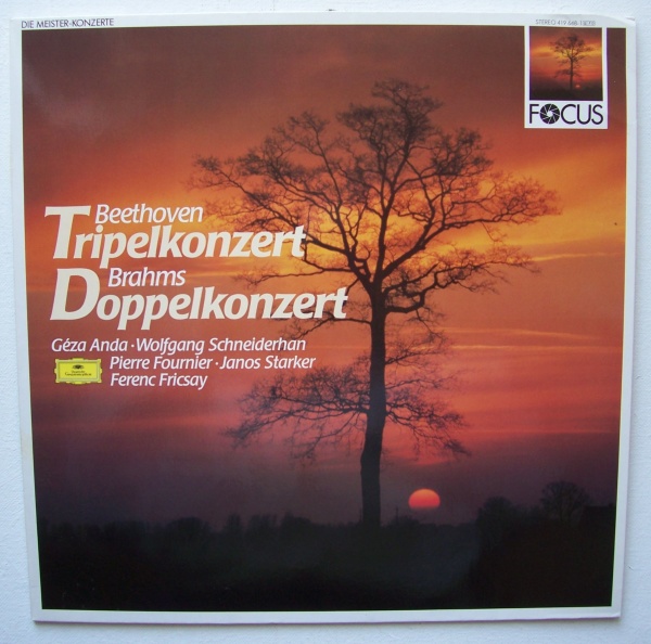 Beethoven • Tripelkonzert & Brahms • Doppelkonzert LP • Janos Starker