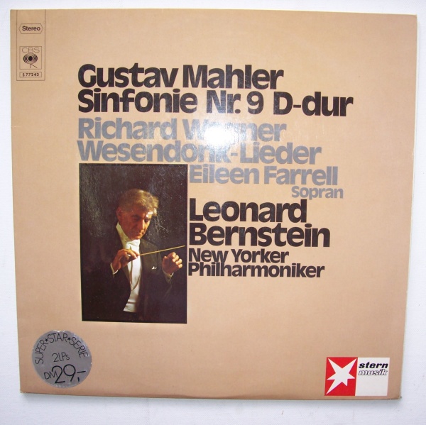 Leonard Bernstein: Gustav Mahler (1860-1911) • Sinfonie Nr. 9 2 LPs