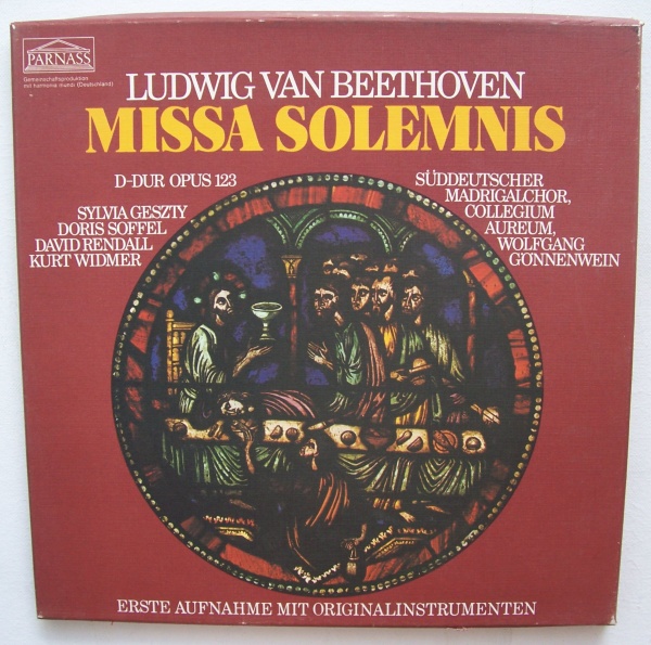 Ludwig van Beethoven (1770-1827) • Missa Solemnis 2 LP-Box • Wolfgang Gönnenwein