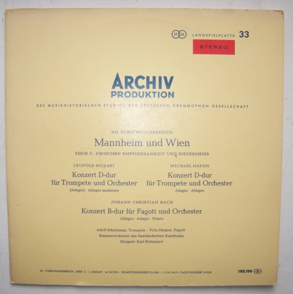 Mannheim und Wien • Zwischen Empfindsamkeit und Biedermeier LP