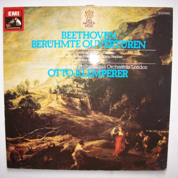 Ludwig van Beethoven (1770-1827) • Berühmte Ouvertüren 2 LPs • Otto Klemperer