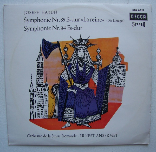 Joseph Haydn (1732-1809) • Symphonies Nos. 85 & 84 LP • Ernest Ansermet