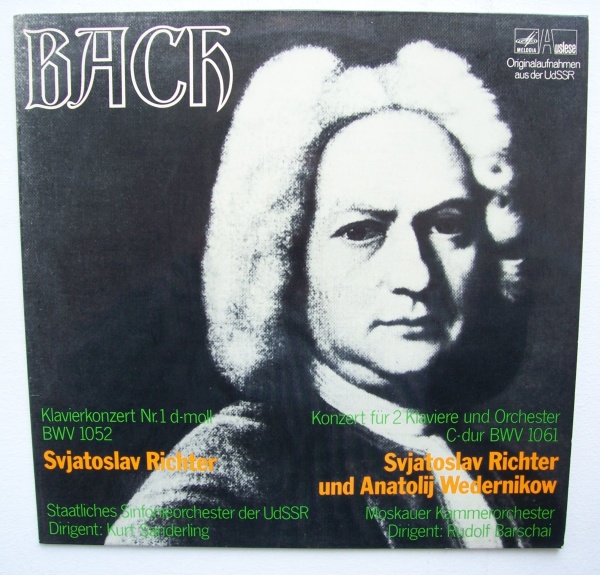 Johann Sebastian Bach (1685-1750) • Klavierkonzert Nr. 1 d-moll BWV 1052 LP • Svjatoslav Richter