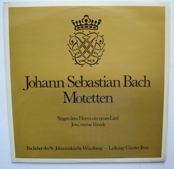 Johann Sebastian Bach (1685-1750) - Motetten LP - Günter Jena