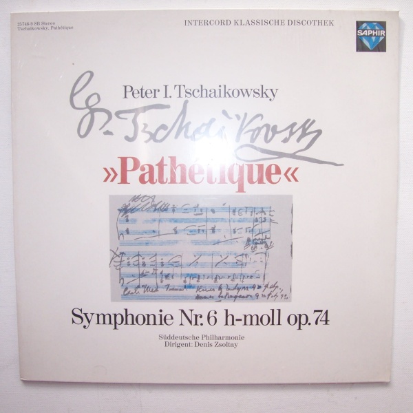 Peter Tchaikovsky (1840-1893) • Pathetique LP