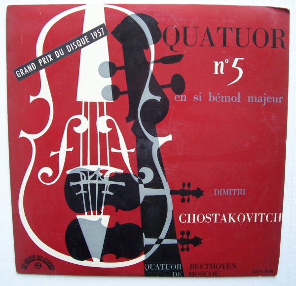 Dmitri Shostakovich (1906-1975) - Quatuor No. 5 10" - Quatuor Beethoven de Mouscou