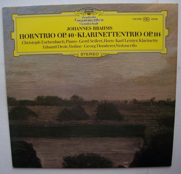 Johannes Brahms (1833-1897) • Horntrio op. 40 / Klarinettentrio op. 114 LP