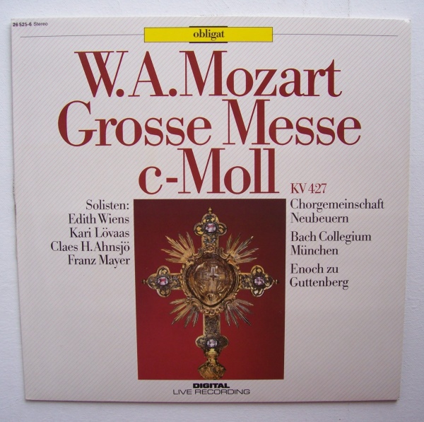 Mozart (1756-1791) • Große Messe c-Moll KV 427 LP • Enoch zu Guttenberg