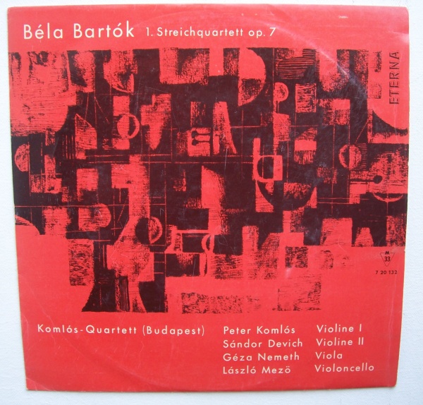 Béla Bartók (1881-1945) • 1. Streichquartett 10" • Komlós-Quartett (Budapest)