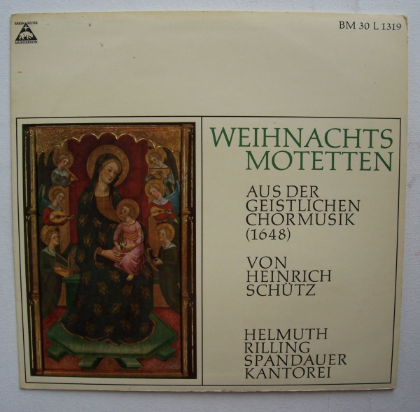Heinrich Schütz (1585-1672) • Weihnachtsmotetten LP • Helmuth Rilling