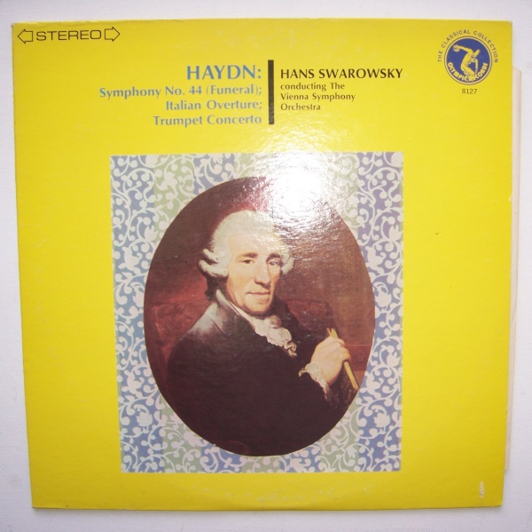 Joseph Haydn (1732-1809) • Symphony No. 44 (Funeral) LP • Hans Swarowsky