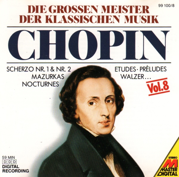 Frédéric Chopin (1810-1849) • Die großen Meister der klassischen Musik Vol. 8 CD