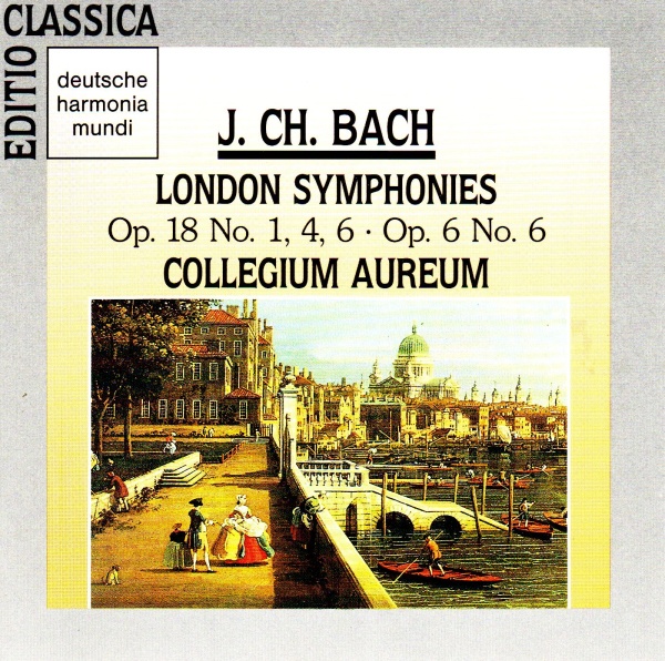 Johann Christian Bach (1735-1782) • London Symphonies CD