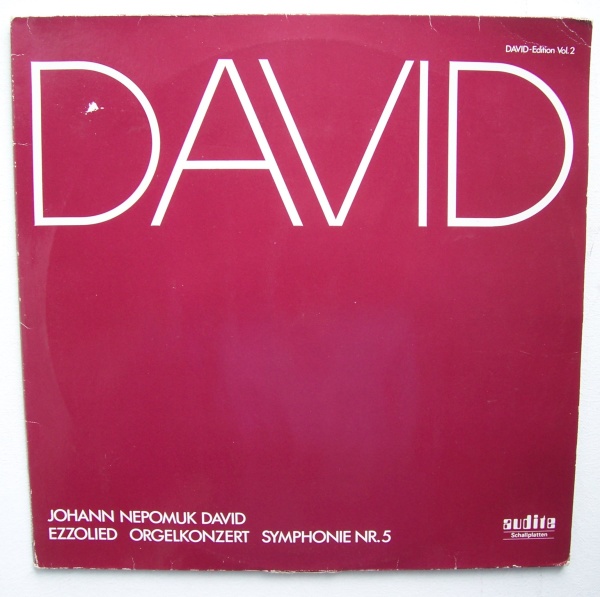 Johann Nepomuk David (1895-1977) • Ezzolied 2 LPs
