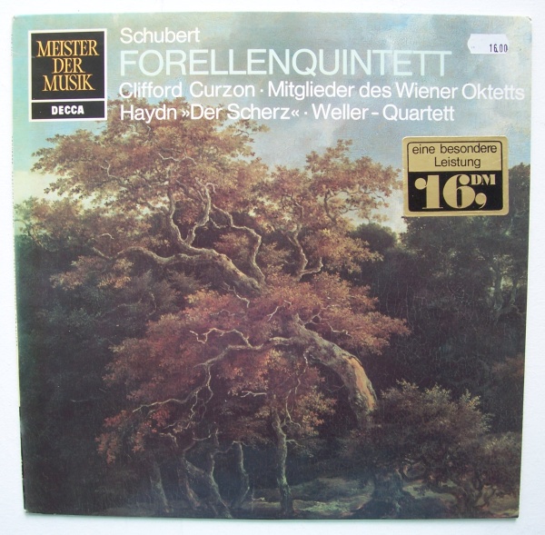 Franz Schubert (1797-1828) • Forellenquintett LP • Clifford Curzon